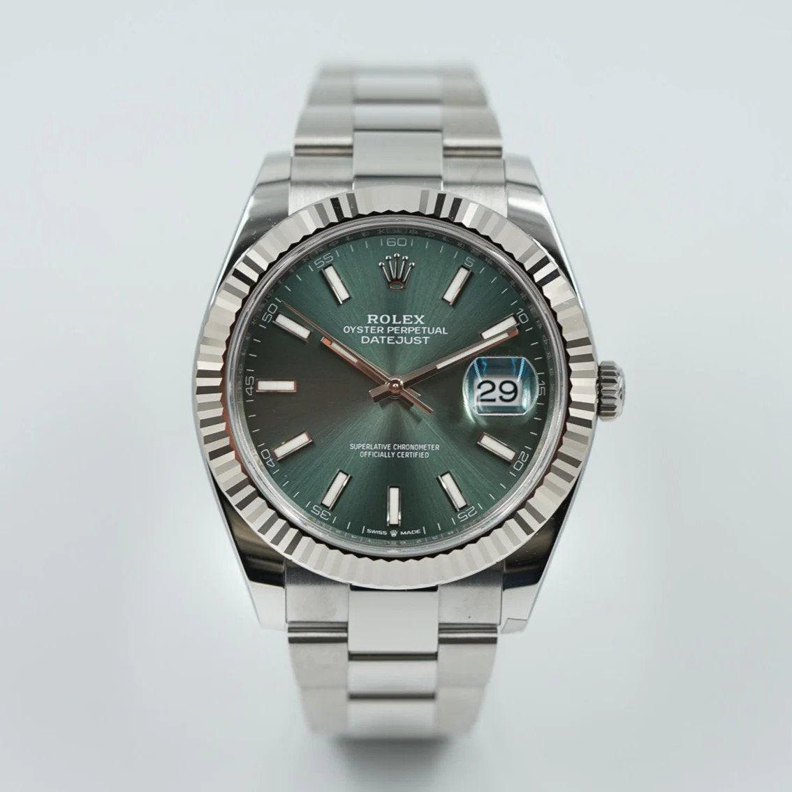 Rolex DateJust 41 126334 Green Dial Oyster Bracelet 2023